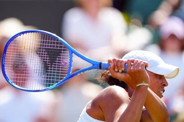 Madison Keys during her third round match Wimbledon Tennis Championships, Day 5, The All England Lawn Tennis and Croquet Club, London, UK - 04 Jul 2025London The All England Lawn Tennis and United Kingdom  Copyright: xJavierxGarcia Shutterstockx 15384469bz