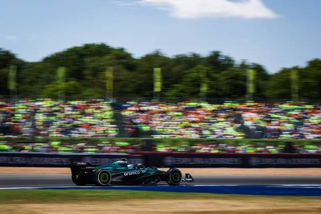 F1 - BRITISH GRAND PRIX 2025 14 ALONSO Fernando (spa), Aston Martin F1 Team AMR24, action during the Formula 1 Qatar Airways British Grand Prix 2025, 12th round of the 2025 FIA Formula One World Championship, WM, Weltmeisterschaft from July 4 to 6, 2025 on the Silverstone Circuit, in Silverstone, United Kingdom - SilverstoneUnited Kingdom  Copyright: xANTONINxVINCENTx