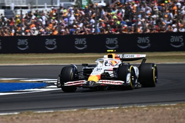 4th July 2025; Silverstone Circuit, Northamptonshire, England; Formula 1 2025 Qatar Airways British F1 Grand Prix; Free Practice Day; Liam Lawson in the Honda RBPTH003 powered Racing Bulls-Honda RBPT VCARB 02 car during P1  ActionPlus12808817 SimonxWest