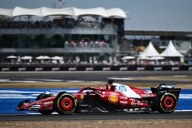 4th July 2025; Silverstone Circuit, Northamptonshire, England; Formula 1 2025 Qatar Airways British F1 Grand Prix; Free Practice Day; Charles Leclerc in the Ferrari 066 15 powered Ferrari SF-25 car during the first free practice session (P1)  ActionPlus12808831 SimonxWest