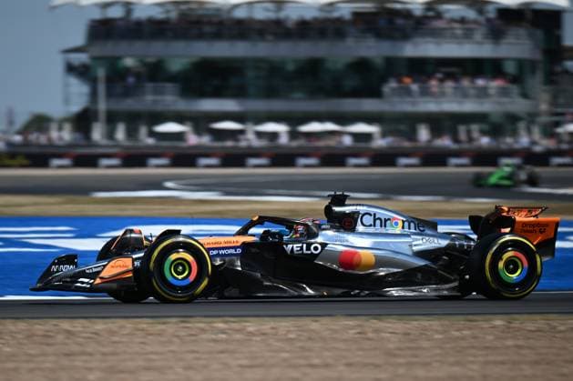 4th July 2025; Silverstone Circuit, Northamptonshire, England; Formula 1 2025 Qatar Airways British F1 Grand Prix; Free Practice Day; Oscar Piastri in the Mercedes-AMG F1 M16 powered McLaren-Mercedes MCL39 car during the first free practice session (P1)  ActionPlus12808834 SimonxWest