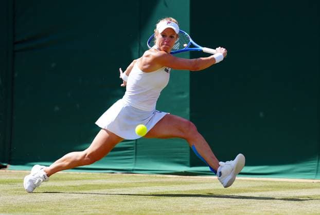 Laura Siegemund during her third round match Wimbledon Tennis Championships, Day 5, The All England Lawn Tennis and Croquet Club, London, UK - 04 Jul 2025London The All England Lawn Tennis and United Kingdom  Copyright: xJavierxGarcia Shutterstockx 15384469cu