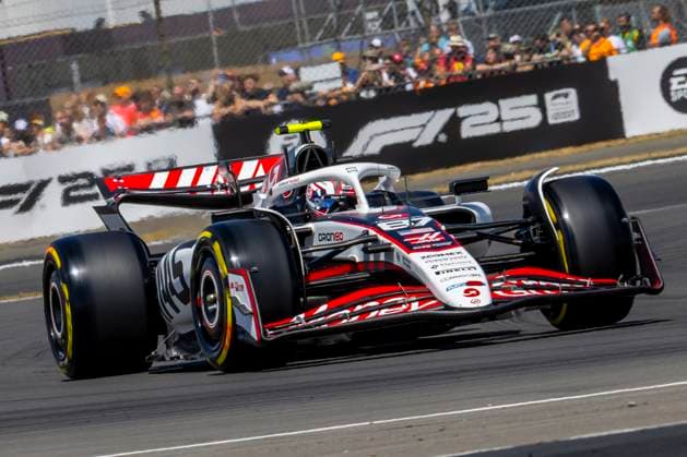 4th July 2025; Silverstone Circuit, Northamptonshire, England; Formula 1 2025 Qatar Airways British F1 Grand Prix; Free Practice Day; MoneyGram Haas F1 Team driver Oliver Bearman in his Haas-Ferrari VF-25 Ferrari 066 15 during free practice 1  ActionPlus12808862 TimxWilliams
