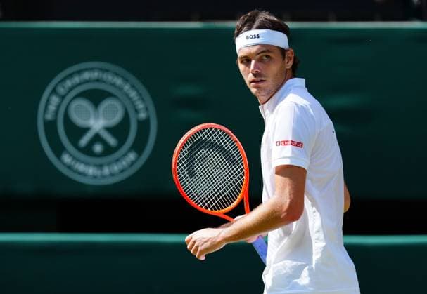 Taylor Fritz during his third round match Wimbledon Tennis Championships, Day 5, The All England Lawn Tennis and Croquet Club, London, UK - 04 Jul 2025London The All England Lawn Tennis and United Kingdom  Copyright: xJavierxGarcia Shutterstockx 15384469ds