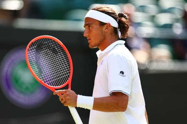 Mattia Bellucci during his third round match Wimbledon Tennis Championships, Day 5, The All England Lawn Tennis and Croquet Club, London, UK - 04 Jul 2025London The All England Lawn Tennis and United Kingdom  Copyright: xJamesxMarsh Shutterstockx 15384470cc