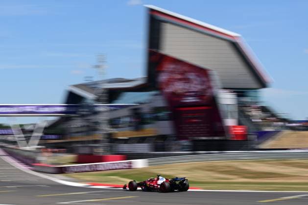 F1 Grand Prix of Great Britain - Practice Charles Leclerc of Scuderia Ferrari celebrates after free practice, the 13th round of the Formula 1 World Championship, WM, Weltmeisterschaft at Silverstone Circuit in Silverstone, Northamptonshire, England, on July 4, 2025. Silverstone Northampshire United Kingdom  Copyright: xAndreaxDiodatox originalFilename:diodato-formula1250704_npO8y.jpg
