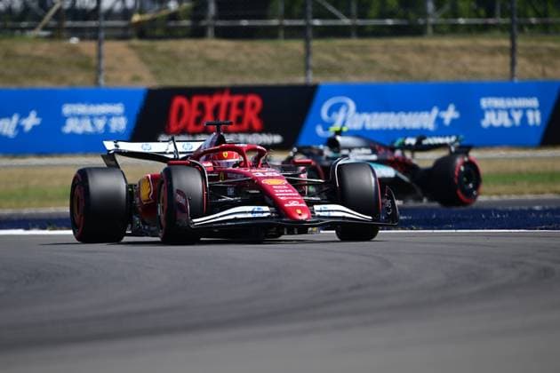 F1 Grand Prix of Great Britain - Practice Charles Leclerc of Scuderia Ferrari participates in free practice during the 13th round of the Formula 1 World Championship, WM, Weltmeisterschaft at Silverstone Circuit in Silverstone, Northamptonshire, England, on July 4, 2025. Silverstone Northampshire United Kingdom  Copyright: xAndreaxDiodatox originalFilename:diodato-formula1250704_npG1A.jpg