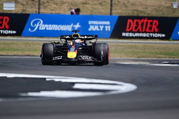 F1 Grand Prix of Great Britain - Practice Max Verstappen of Red Bull Racing Honda celebrates after free practice, the 13th round of the Formula 1 World Championship, WM, Weltmeisterschaft at Silverstone Circuit in Silverstone, Northamptonshire, England, on July 4, 2025. Silverstone Northampshire United Kingdom  Copyright: xAndreaxDiodatox originalFilename:diodato-formula1250704_npMO9.jpg