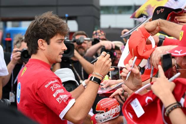 F1 Grand Prix of Great Britain - Practice Charles Leclerc of Monaco and Ferrari participates in the Formula 1 Qatar Airways British Grand Prix at the Silverstone Circuit in Towcester, England, on July 4, 2024. United Kingdom  Copyright: xMIxNewsx originalFilename:fletcher-f1grandp250704_np8eg.jpg