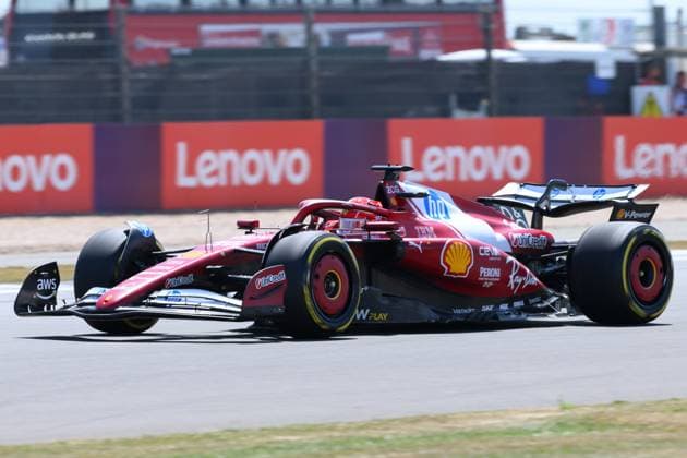 F1 Grand Prix of Great Britain - Practice Charles Leclerc of Monaco and Ferrari participates in Free Practice 1 of the Formula 1 Qatar Airways British Grand Prix at the Silverstone Circuit in Towcester, England, on July 4, 2024. United Kingdom  Copyright: xMIxNewsx originalFilename:fletcher-f1grandp250704_npr2R.jpg