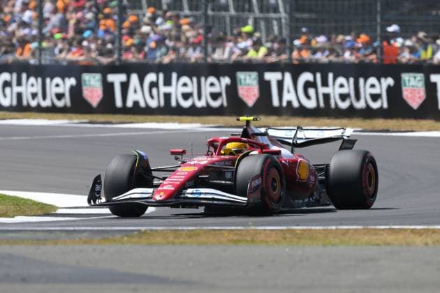 F1 Grand Prix of Great Britain - Practice Lewis Hamilton of Great Britain and Ferrari participates in Free Practice 1 of the Formula 1 Qatar Airways British Grand Prix at the Silverstone Circuit in Towcester, England, on July 4, 2024. United Kingdom  Copyright: xMIxNewsx originalFilename:fletcher-f1grandp250704_np4PR.jpg