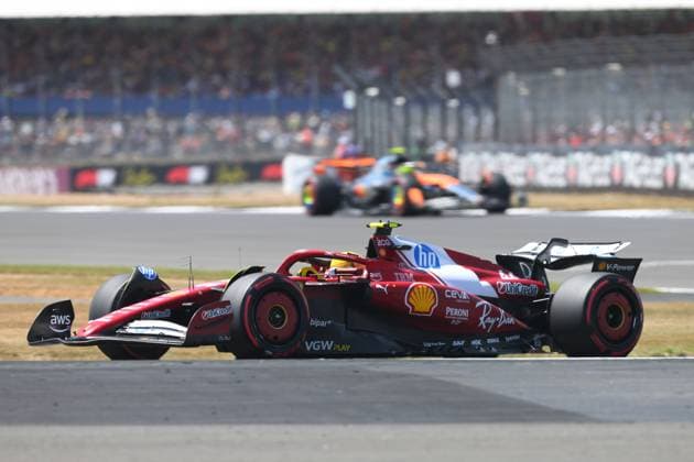 F1 Grand Prix of Great Britain - Practice Lewis Hamilton of Great Britain and Ferrari participates in Free Practice 1 of the Formula 1 Qatar Airways British Grand Prix at the Silverstone Circuit in Towcester, England, on July 4, 2024. United Kingdom  Copyright: xMIxNewsx originalFilename:fletcher-f1grandp250704_npXVD.jpg