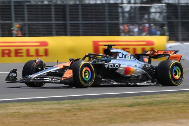 F1 Grand Prix of Great Britain - Practice Oscar Piastri of Australia and McLaren participates in Free Practice 1 of the Formula 1 Qatar Airways British Grand Prix at the Silverstone Circuit in Towcester, England, on July 4, 2024. United Kingdom  Copyright: xMIxNewsx originalFilename:fletcher-f1grandp250704_npiHG.jpg