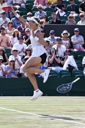Laura Siegemund, GER, after third round of 2025 All England Lawn Tennis Championships at Wimbledon, womens singles, London, 04 07 2025
