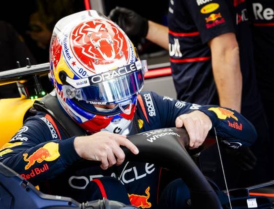 SILVERSTONE - Max Verstappen (Red Bull Racing) during 2nd free practice at the Silverstone circuit ahead of the Great Britain Grand Prix. ANP SEM VAN DER WAL xVIxANPxSportx xxANPxIVx 530933474 originalFilename: 530933474.jpg