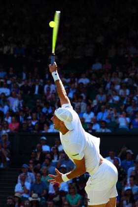 Jan-Lennard Struff during his third round match Wimbledon Tennis Championships, Day 5, The All England Lawn Tennis and Croquet Club, London, UK - 04 Jul 2025London The All England Lawn Tennis and United Kingdom  Copyright: xJavierxGarcia Shutterstockx 15384469gp