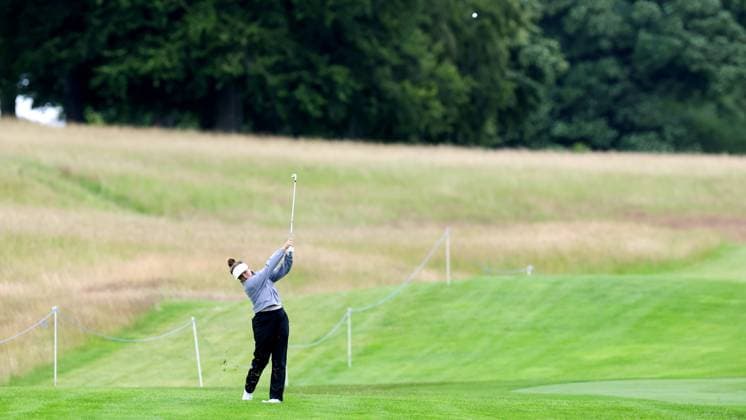 KPMG Women s Irish Open 2025, Carton House, Maynooth 4 7 2025 Fatima Fernandez¯Cano Fatima Fernandez¯Cano 4 7 2025  Copyright: x INPHO LaszloxGeczox 0N8A5619
