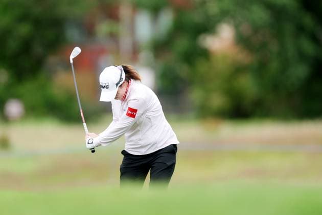 KPMG Women s Irish Open 2025, Carton House, Maynooth 4 7 2025 Leona Maguire Leona Maguire 4 7 2025  Copyright: x INPHO LaszloxGeczox 0N8A7664