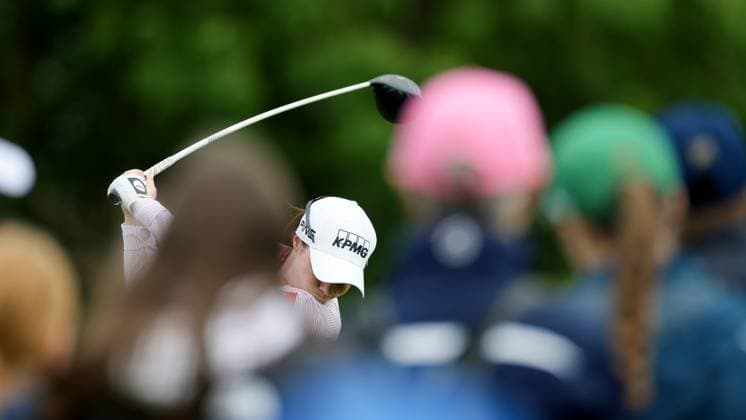KPMG Women s Irish Open 2025, Carton House, Maynooth 4 7 2025 Leona Maguire Leona Maguire 4 7 2025  Copyright: x INPHO LaszloxGeczox 0N8A7885