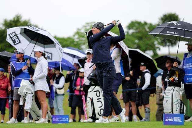KPMG Women s Irish Open 2025, Carton House, Maynooth 4 7 2025 Anna Nordqvist Anna Nordqvist 4 7 2025  Copyright: x INPHO LaszloxGeczox LG1_2219