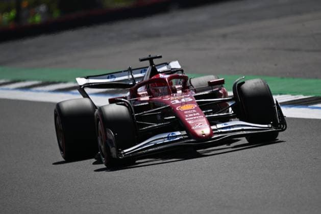 F1 Grand Prix of Great Britain - Practice NORTHAMPTON, UNITED KINGDOM - JULY 04: Charles Leclerc of Ferrari on track during practice ahead of the F1 Grand Prix of Great Britain at Silverstone Circuit on July 04, 2025 in Northampton, United Kingdom. Rasid Necati Aslim Anadolu Northampton United Kingdom. Editorial use only. Please get in touch for any other usage.  Copyright: x2025xAnadoluxRasidxNecatixAslimx