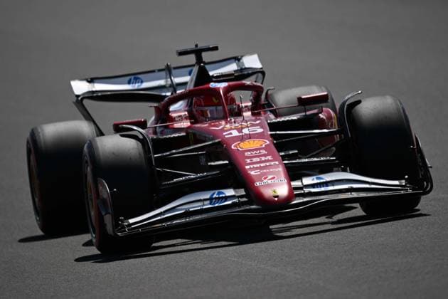 F1 Grand Prix of Great Britain - Practice NORTHAMPTON, UNITED KINGDOM - JULY 04: Charles Leclerc of Ferrari on track during practice ahead of the F1 Grand Prix of Great Britain at Silverstone Circuit on July 04, 2025 in Northampton, United Kingdom. Rasid Necati Aslim Anadolu Northampton United Kingdom. Editorial use only. Please get in touch for any other usage.  Copyright: x2025xAnadoluxRasidxNecatixAslimx
