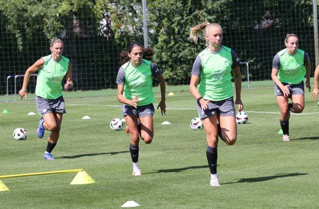 Football, Women, VfL Wolfsburg training kick-off