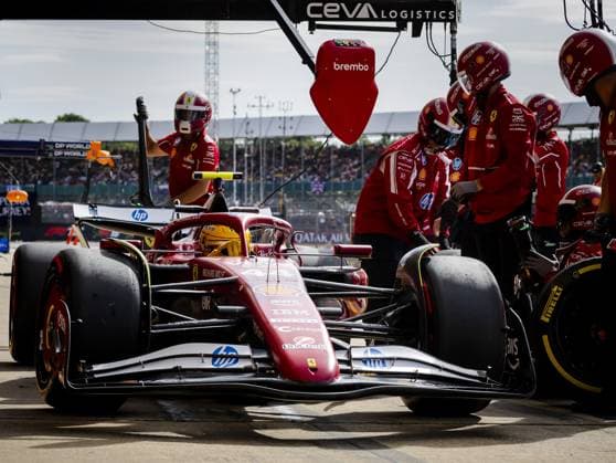 SILVERSTONE - Lewis Hamilton (Ferrari) during 2nd free practice at the Silverstone circuit ahead of the Great Britain Grand Prix. ANP SEM VAN DER WAL xVIxANPxSportx xxANPxIVx 530934979 originalFilename: 530934979.jpg