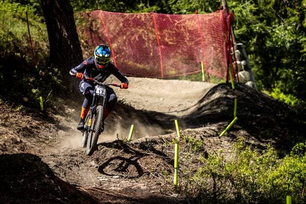 Whoop Downhill Worldcup La Thuile WILLIAMS Jordan SPECIALIZED GRAVITYat Whoop Downhill Worldcup La Thuile, 04 07 2025,in La Thuile,ITA Photo Sebastian Sternemann