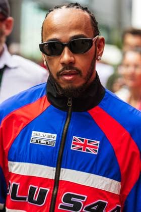 2025 Formula One British Grand Prix Silverstone Circuit, Towcester, United Kingdom. 4.July.2025; Lewis Hamilton of Great Britain and Scuderia Ferrari arrives in the paddock during Formula One British Grand Prix Towcester Silverstone Circuit United Kingdom Copyright: xJayxHiranox