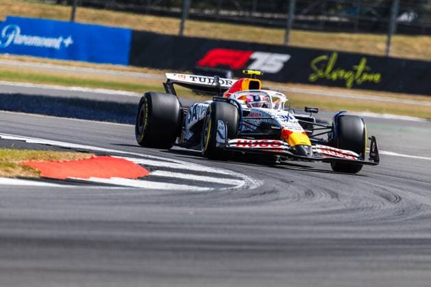 2025 Formula One British Grand Prix Silverstone Circuit, Towcester, United Kingdom. 4.July.2025; Liam Lawson of New Zealand and Redbull racing Formula One Team during Free Practice 1 Formula One British Grand Prix Towcester Silverstone Circuit United Kingdom Copyright: xJayxHiranox