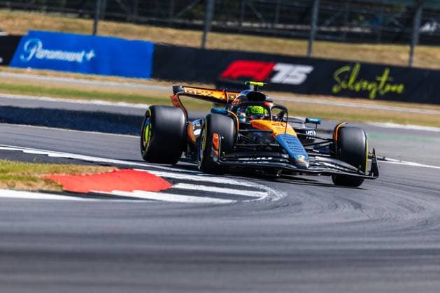 2025 Formula One British Grand Prix Silverstone Circuit, Towcester, United Kingdom. 4.July.2025; Lando Norris of Great Britain and McLaren F1 Team during Free Practice 1 Formula One British Grand Prix Towcester Silverstone Circuit United Kingdom Copyright: xJayxHiranox