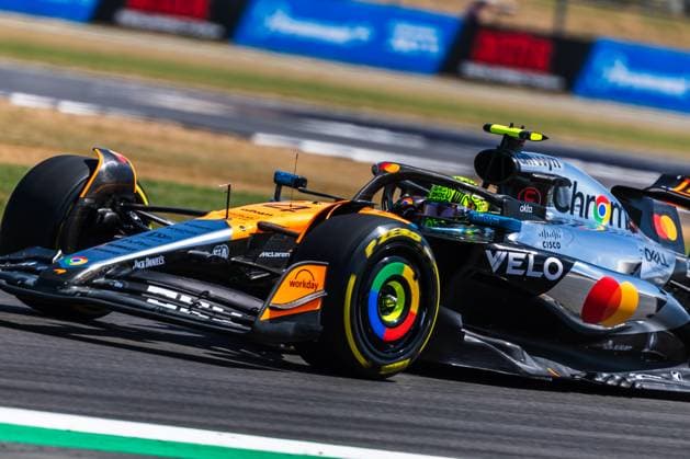 2025 Formula One British Grand Prix Silverstone Circuit, Towcester, United Kingdom. 4.July.2025; Lando Norris of Great Britain and McLaren F1 Team during Free Practice 1 Formula One British Grand Prix Towcester Silverstone Circuit United Kingdom Copyright: xJayxHiranox