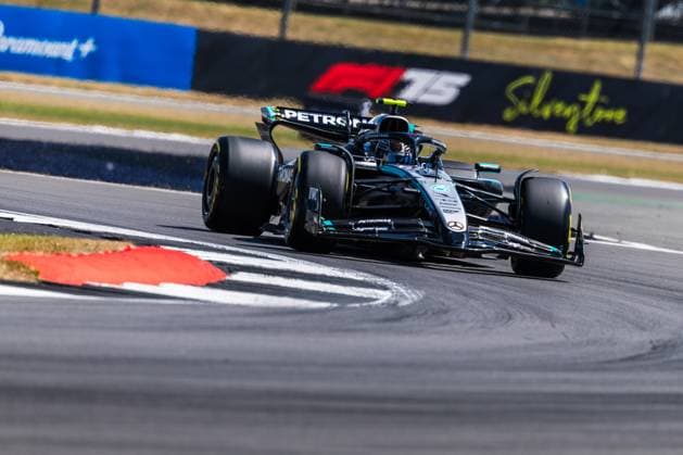 2025 Formula One British Grand Prix Silverstone Circuit, Towcester, United Kingdom. 4.July.2025; Andrea Kimi Antonelli of Italy and Mercedes-AMG PETRONAS F1 Team during Free Practice 2 Formula One British Grand Prix Towcester Silverstone Circuit United Kingdom Copyright: xJayxHiranox