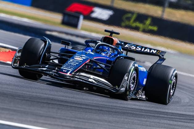 2025 Formula One British Grand Prix Silverstone Circuit, Towcester, United Kingdom. 4.July.2025; Alexander Albon of Thailand and Williams Racing during Free Practice 1 Formula One British Grand Prix Towcester Silverstone Circuit United Kingdom Copyright: xJayxHiranox