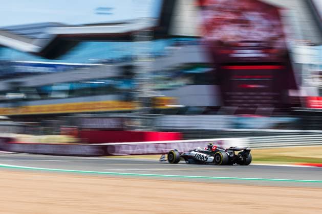 2025 Formula One British Grand Prix Silverstone Circuit, Towcester, United Kingdom. 4.July.2025; Oliver Bearman of Great Britain and MoneyGram Haas F1 Team during Free Practice 1 Formula One British Grand Prix Towcester Silverstone Circuit United Kingdom Copyright: xJayxHiranox
