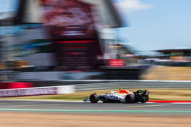 2025 Formula One British Grand Prix Silverstone Circuit, Towcester, United Kingdom. 4.July.2025; Liam Lawson of New Zealand and Redbull racing Formula One Team during Free Practice 1 Formula One British Grand Prix Towcester Silverstone Circuit United Kingdom Copyright: xJayxHiranox