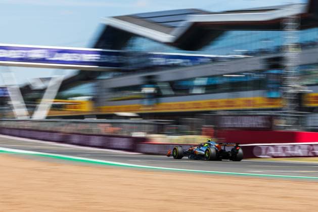 2025 Formula One British Grand Prix Silverstone Circuit, Towcester, United Kingdom. 4.July.2025; Lando Norris of Great Britain and McLaren F1 Team during Free Practice 1 Formula One British Grand Prix Towcester Silverstone Circuit United Kingdom Copyright: xJayxHiranox