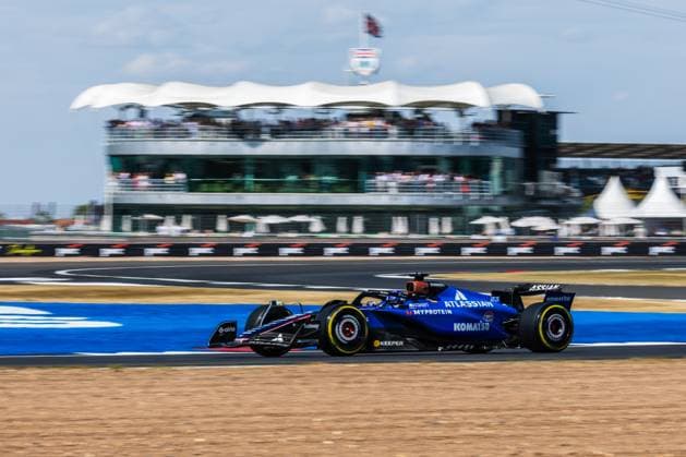 2025 Formula One British Grand Prix Silverstone Circuit, Towcester, United Kingdom. 4.July.2025; Alexander Albon of Thailand and Williams Racing during Free Practice 2 Formula One British Grand Prix Towcester Silverstone Circuit United Kingdom Copyright: xJayxHiranox