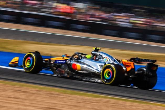 2025 Formula One British Grand Prix Silverstone Circuit, Towcester, United Kingdom. 4.July.2025; Lando Norris of Great Britain and McLaren F1 Team during Free Practice 2 Formula One British Grand Prix Towcester Silverstone Circuit United Kingdom Copyright: xJayxHiranox