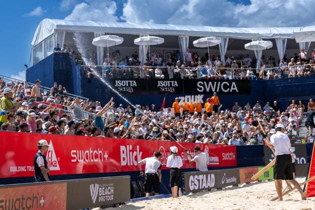 Beach Pro Tour Elite 16 Gstaad, 04 07 2025 Gstaad Beach Pro Tour Elite 16 Gstaad on 04 07 2025 Copyright: xBEAUTIFULxSPORTS PeterxWeberx