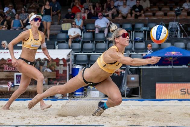 Beach Pro Tour Elite 16 Gstaad, 04 07 2025 Louisa Lippmann GER Beach Pro Tour Elite 16 Gstaad on 04 07 2025 Copyright: xBEAUTIFULxSPORTS PeterxWeberx