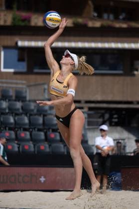 Beach Pro Tour Elite 16 Gstaad, 04 07 2025 Linda Bock GER Beach Pro Tour Elite 16 Gstaad on 04 07 2025 Copyright: xBEAUTIFULxSPORTS PeterxWeberx