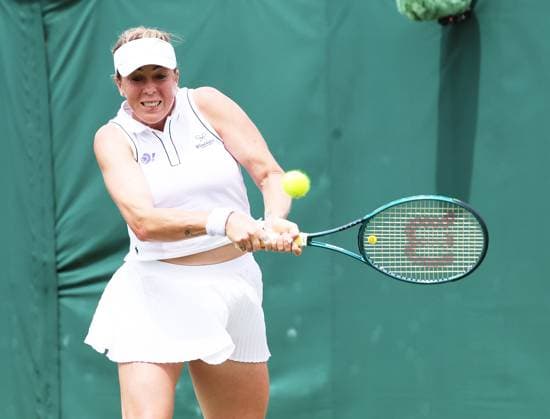 TENNIS - Wimbledon 2025 LONDON,ENGLAND,04.JUL.25 - TENNIS - WTA, Tennis Damen Tour, Wimbledon, Grand Slam. Image shows Anastasia Pavlyuchenkova (RUS).  GEPAxpictures xAlanxGrieves