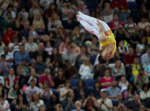 August 2, 2012 - London, England, United Kingdom - Medal gymnastics team floor event in the Olympic Stadium. Copyright: xDanxAndersonx