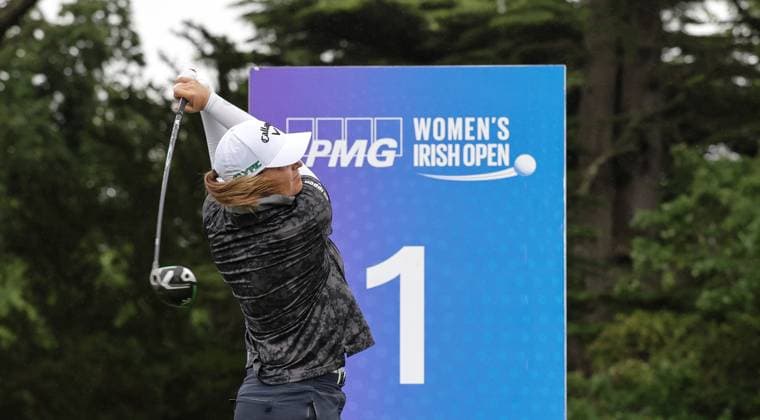 KPMG Women s Irish Open 2025, Carton House, Maynooth 5 7 2025 Perrine Delacour Perrine Delacour 5 7 2025  Copyright: x INPHO LaszloxGeczox LG1_3172
