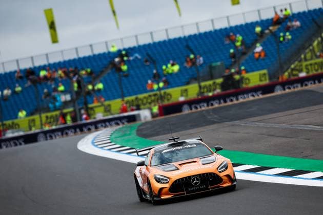 F1 - BRITISH GRAND PRIX 2025 FIA Mercedes-AMG GT 63 S 4MATIC+ Medical Car during the Formula 1 Qatar Airways British Grand Prix 2025, 12th round of the 2025 FIA Formula One World Championship, WM, Weltmeisterschaft from July 4 to 6, 2025 on the Silverstone Circuit, in Silverstone, United Kingdom - SilverstoneUnited Kingdom  Copyright: xEricxAlonsox