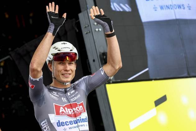 Belgian Jasper Philipsen of Alpecin-Deceuninck pictured ahead of the first stage, Lille Metropole to Lille Metropole (185 km), of the 2025 Tour de France cycling race, in Lille, France, on Saturday 05 July 2025. The 112th edition of the Tour de France starts on Saturday 5 July in Lille, France, and will finish in Paris, France on the 27th of July. DAVIDxPINTENS  x128473748x