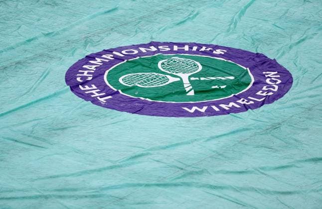 General views around the grounds as play is stopped due to rain. Wimbledon Tennis Championships, Day 6, The All England Lawn Tennis and Croquet Club, London, UK - 05 Jul 2025London The All England Lawn Tennis and United Kingdom  Copyright: xJamesxMarsh Shutterstockx 15385618p