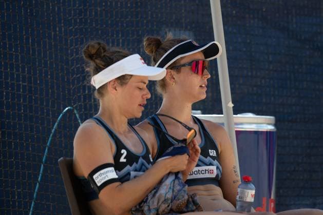 Beach Pro Tour Elite 16 Gstaad, 05 07 2025 Cinja Tillmann GER , Svenja Mueller GER Beach Pro Tour Elite 16 Gstaad on 05 07 2025 Copyright: xBEAUTIFULxSPORTS PeterxWeberx